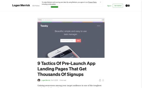 9 Tactics Of Pre-Launch App Landing Pages That Get ...