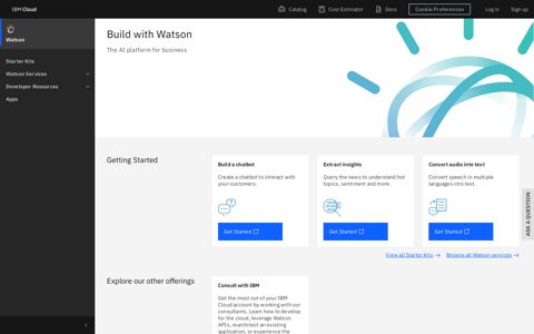 IBM Watson - IBM Cloud