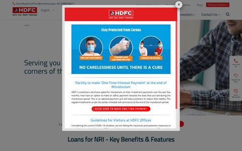 Attractive NRI Interest Rates | Loans for NRIs, PIOs ... - HDFC Ltd