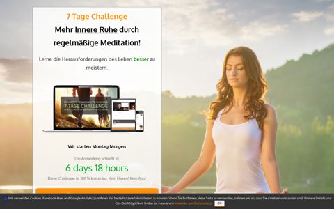 Meditation-Challenge | Finde deine Mitte, Gehe mutig deinen ...