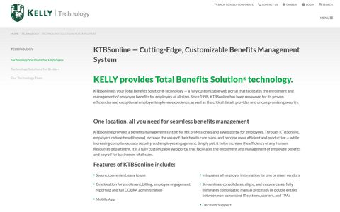 KTBSonline – Customizable Benefits Management System ...