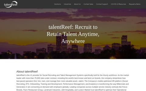 About talentReef