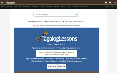 Tagalog.com - Free Tagalog Lessons Online