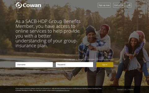 Group Benefits Member Access - SACB-HDP - Cowan ...
