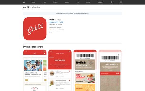 ‎Grill'd on the App Store