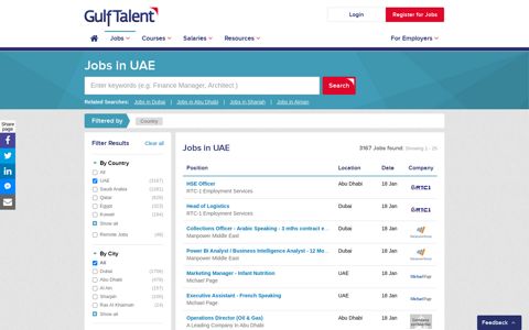 Jobs in UAE | GulfTalent