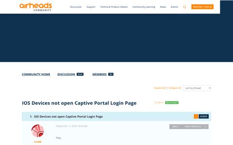 IOS Devices not open Captive Portal Login Page | Security