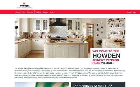 Information about the Howden Joinery Pension Plan - ePA
