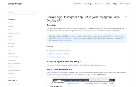 Social Login: Instagram App Setup (with Instagram Basic ...