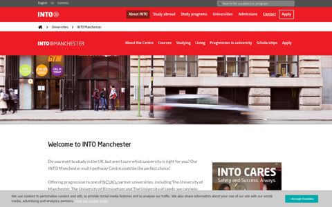 Apply to INTO Manchester - INTO Study