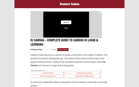 IU Canvas - Complete Guide to Canvas IU Login & learning