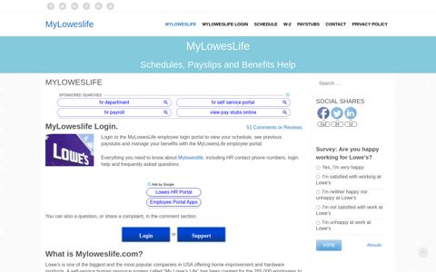 Myloweslife Login: Myloweslife.com Employee Portal Login