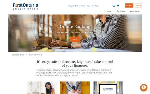 Log in to online banking - FirstOntario Credit Union