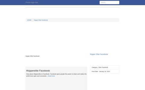 [LOGIN] Kipper Elite Facebook FULL Version HD ... - Portal login link