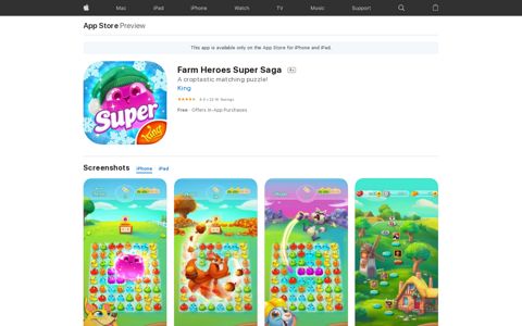 ‎Farm Heroes Super Saga on the App Store
