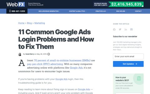 11 Common Google Ads Login Problems and How to Fix Them
