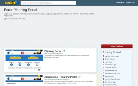 Escot Planning Portal - Loginii.com