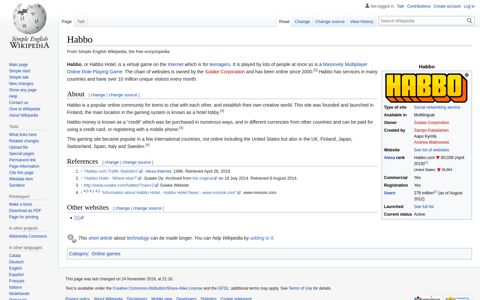 Habbo - Simple English Wikipedia, the free encyclopedia