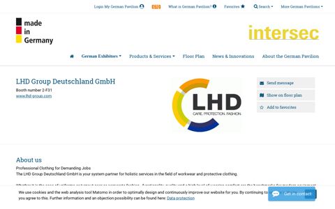 LHD Group Deutschland GmbH / Intersec 2020