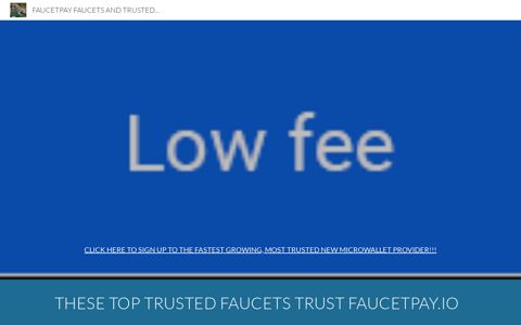FAUCETPAY FAUCETS AND TRUSTED SITES - Google Sites