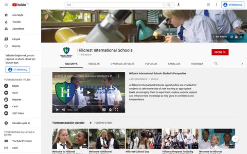 Hillcrest International Schools - YouTube