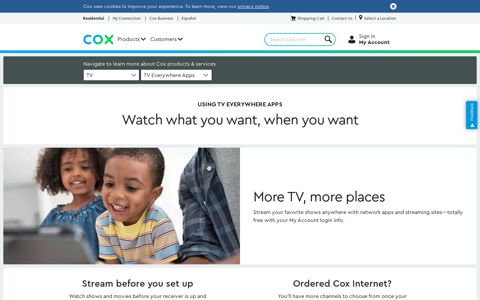 Learn How to use TV Everywhere | Cox