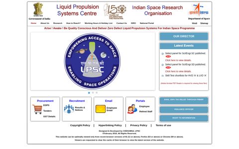 Liquid Propulsion Systems Centre, Indian Space Research ...