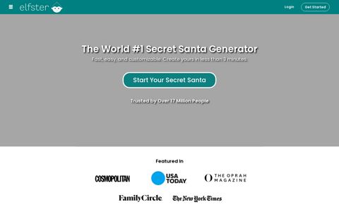 Elfster: Online Secret Santa Generator & Christmas List App