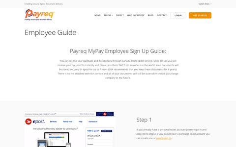 How to Setup MyPay - Receive pay stubs and T4 by Epost ...