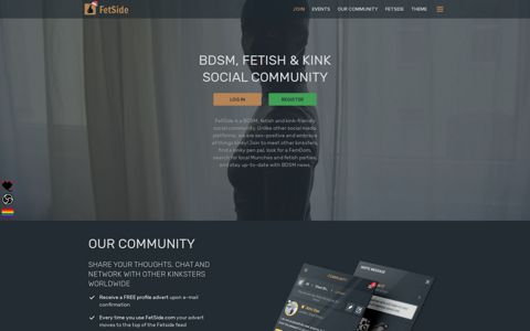FetSide: BDSM, fetish & kinky community