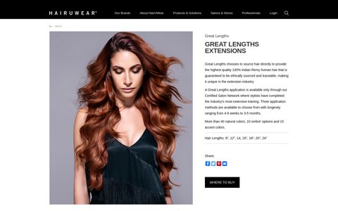 Great Lengths Extensions – HairUWear