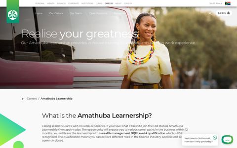 Get an Amathuba Learnership | Old Mutual