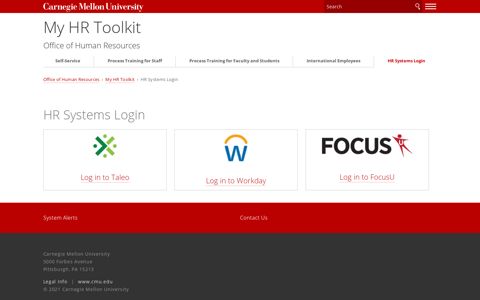 HR Systems Login - My HR Toolkit - Office of Human ...