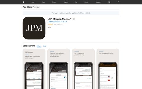 ‎J.P. Morgan Mobile® on the App Store