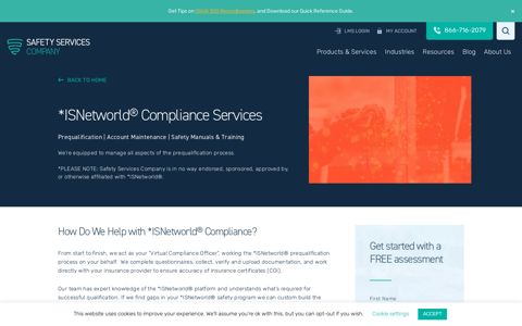 ISNetworld® Compliance | Safety Services Company