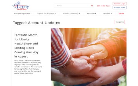 Account Updates | Liberty HealthShare