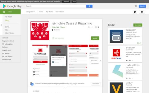 isi-mobile Cassa di Risparmio - Apps on Google Play