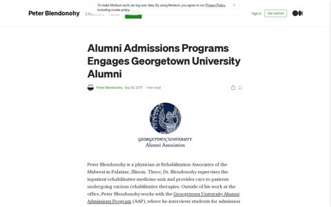 Alumni Admissions Programs Engages Georgetown ... - Medium