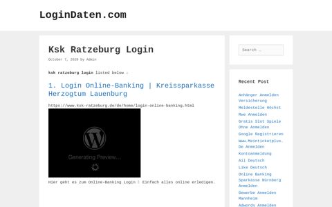 Ksk Ratzeburg - Login Online-Banking | Kreissparkasse ...