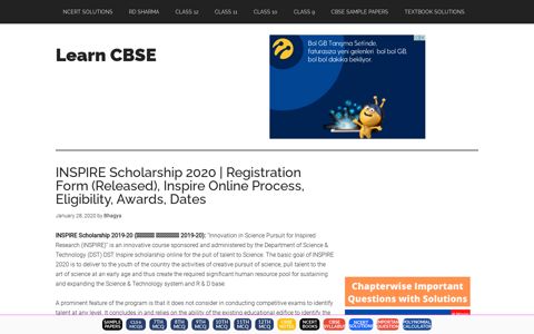 INSPIRE Scholarship 2020 | Registration Form (Released ...