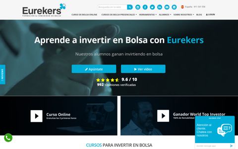 Eurekers: Cursos de bolsa para aprender a invertir en bolsa