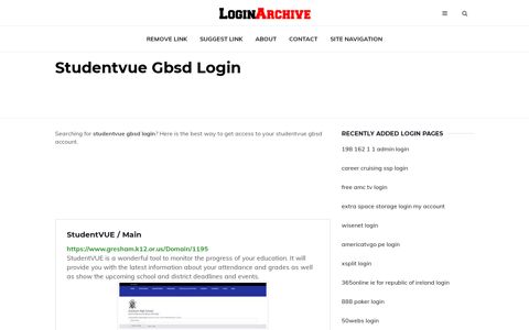 Studentvue Gbsd Login - Sign in to Your Account