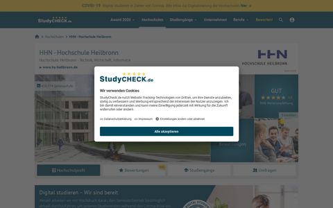 HHN - Hochschule Heilbronn - 631 Bewertungen zum Studium