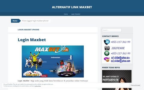 login maxbet iphone | ALTERNATIF LINK MAXBET