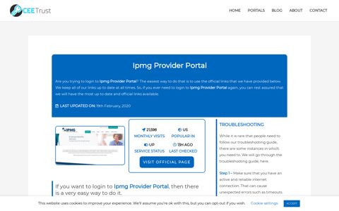 Ipmg Provider Portal - Find Official Portal - CEE Trust