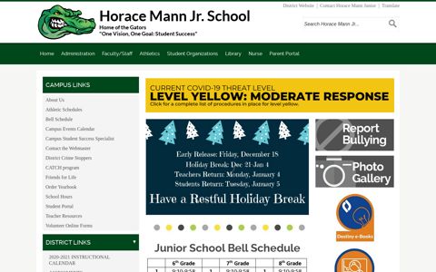Horace Mann Junior School Gator Logo - Goose Creek ...
