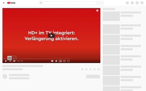 HD+ Tutorial „HD+ im TV integriert: Verlängerung ... - YouTube