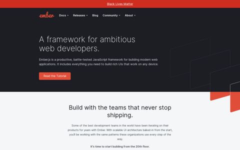 Ember.js - A framework for ambitious web developers