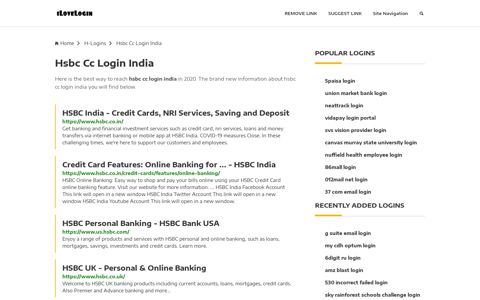 Hsbc Cc Login India ❤️ One Click Access - iLoveLogin