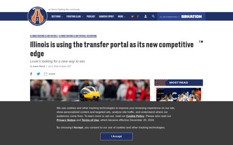 Illinois is using the transfer portal as its new competitive edge ...
